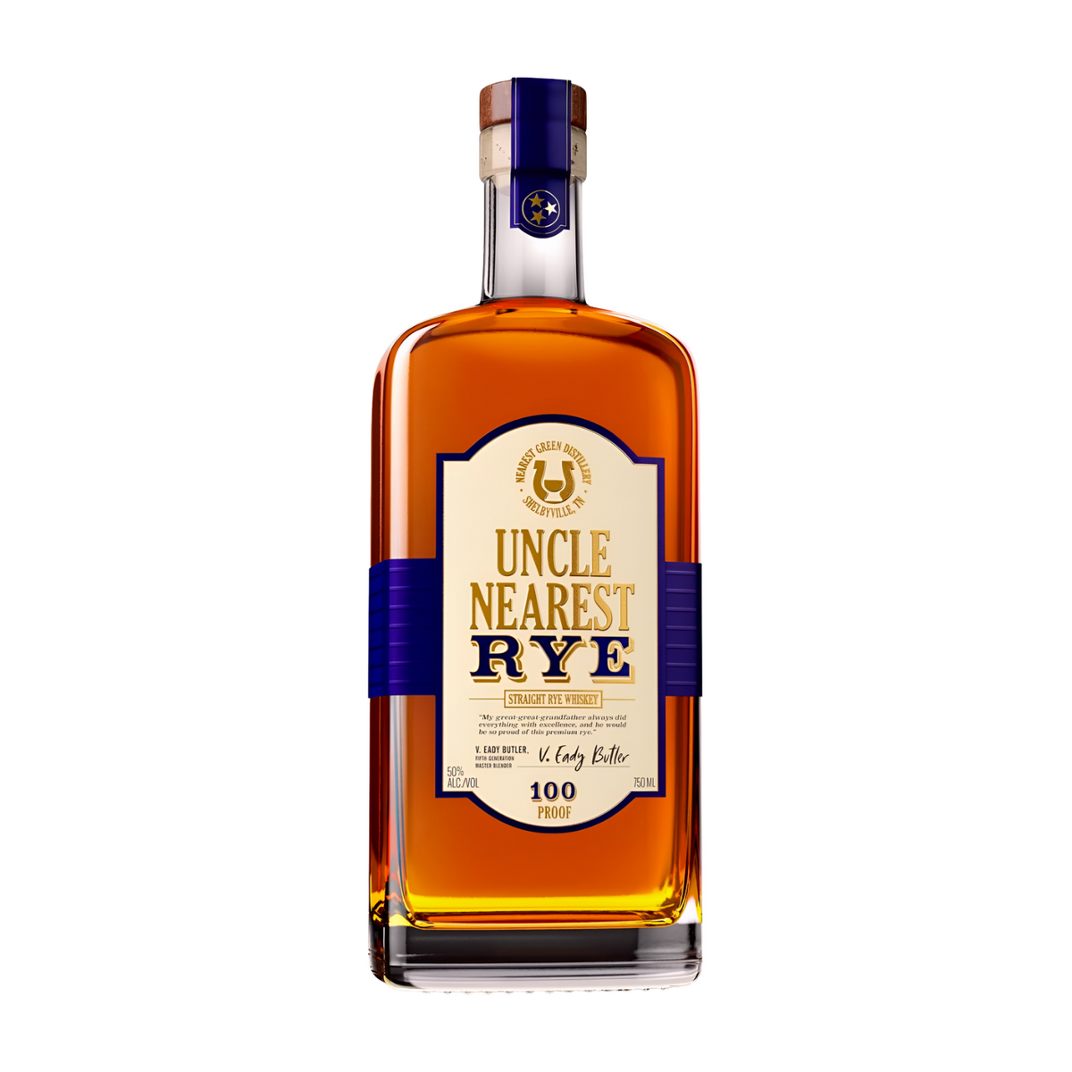 UNCLE NEAREST STRAIGHT RYE 100 PROOF