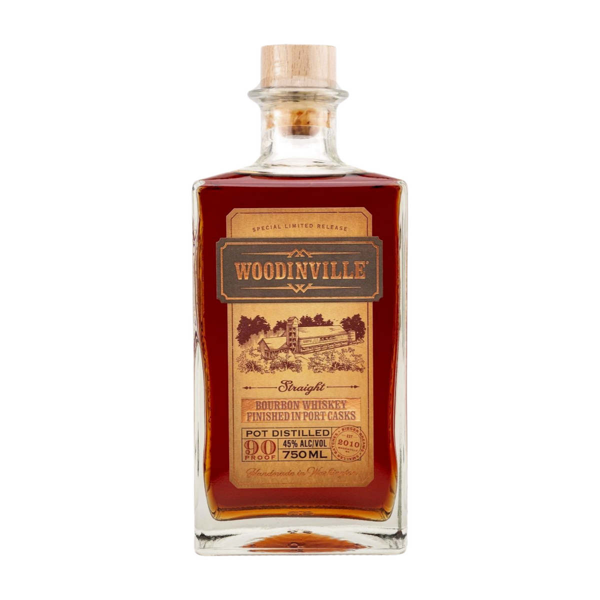 WOODINVILLE BOURBON WHISKEY PORT FINISH