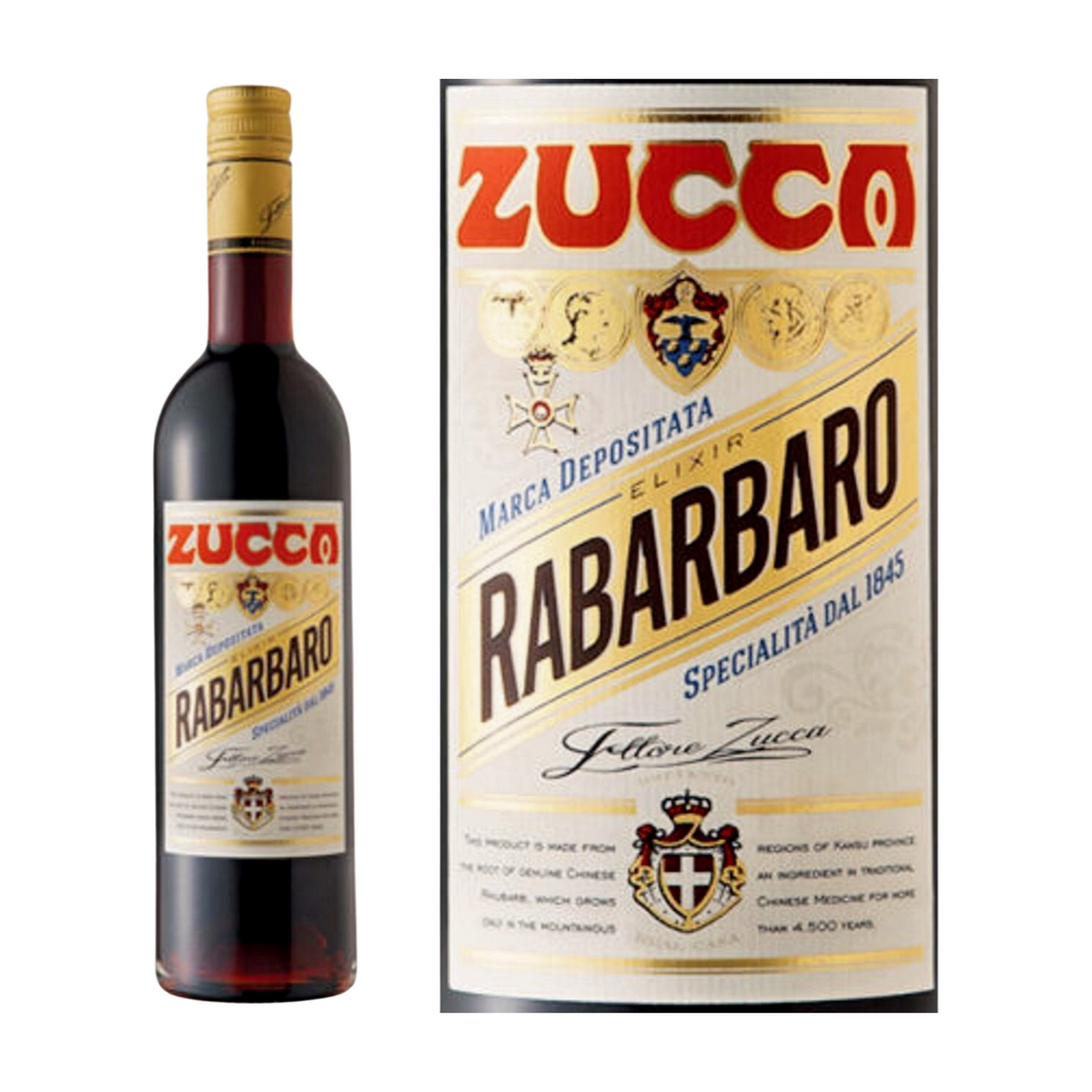 ZUCCA AMARO RABARBARO