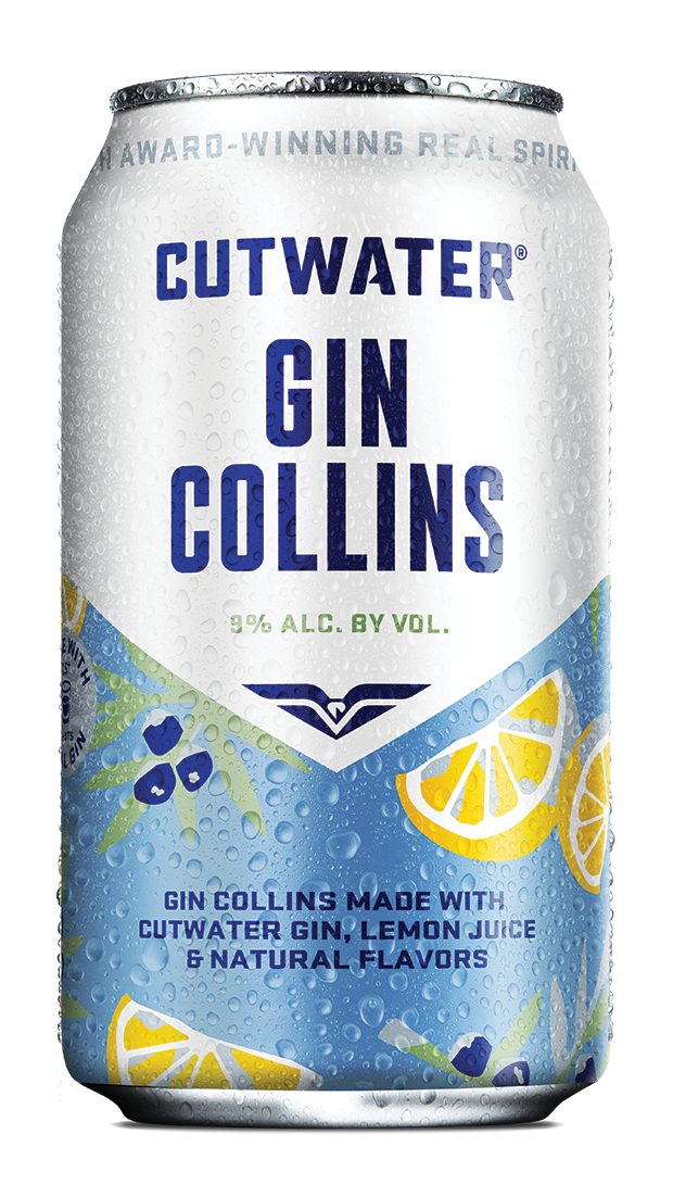 Cutwater Gin Collins 4pk Cans