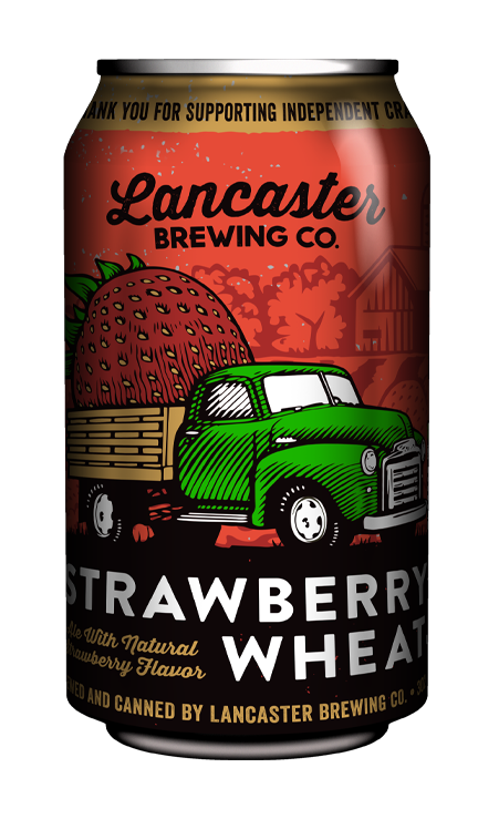 Lancaster Brewing Strawberry Wheat Ale 6pk Cans