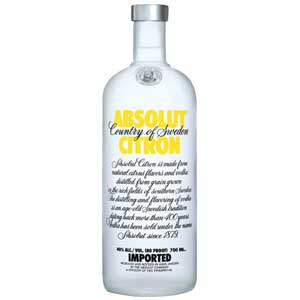 Absolut - Citron Vodka (750ml)