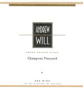 Andrew Will - Red Wine Champoux Vineyard Columbia Valley 2017 (750ml)