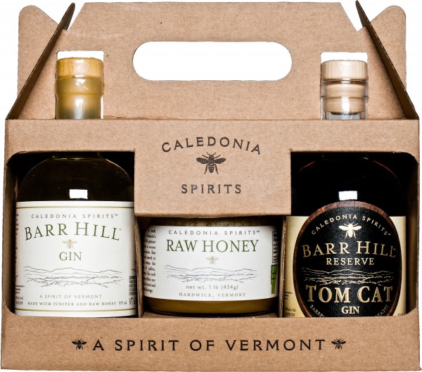 Caledonia Spirits - Bar Hill Gin Honey Gift Pack (375ml)