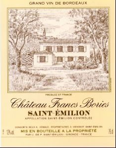 Chteau Francs Bories - Saint Emilion 2020 (750ml)