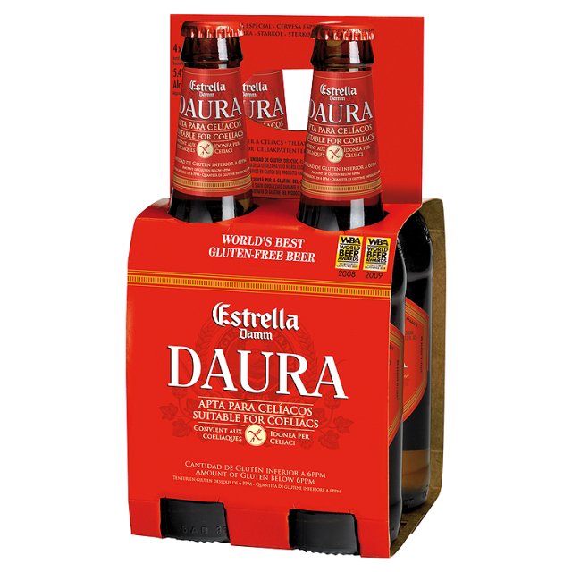 Estrella Damm - Daura (6 pack 11.2oz cans)