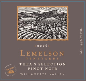 Lemelson - Pinot Noir Willamette Valley Theas Selection 2022 (750ml)