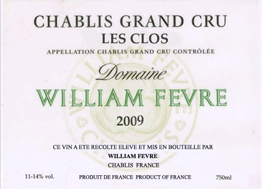William Fvre - Chablis Les Clos 2017 (750ml)